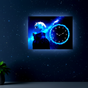 gojo Premium Anime Wooden Wall Clock